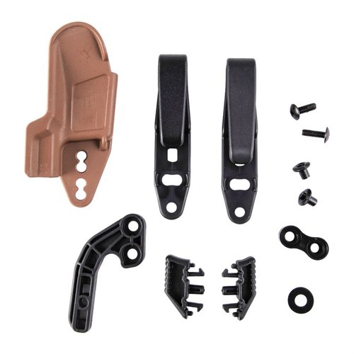 Vanguard 2 Advanced Kit gir minimalistisk IWB-holstering med RCS CLAW for bedre skjuling, justerbar høyde og vinkel, og enkel tilgang til våpenet.