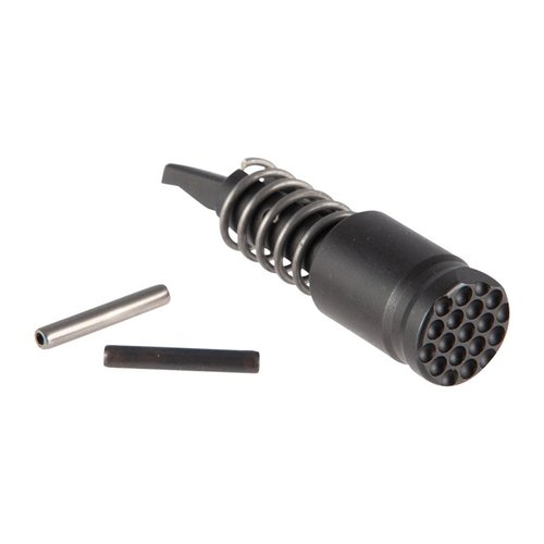 AR-15 Low Drag Forward Assist er en rimless, ambidextrous design som gir problemfri bruk med CNC-billets konstruksjon i 4130 stål med svart nitride finish.