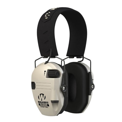 RAZOR DIGITAL EAR MUFFS gir klar lyd med avansert digital teknologi, aktiv støyreduksjon og 360-graders mikrofoner, perfekt for skytebanen eller feltbruk.