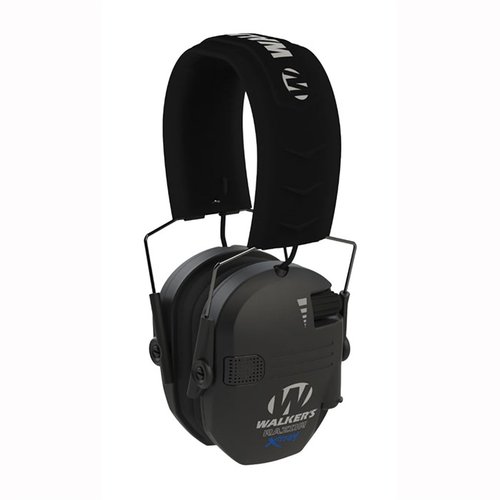 Walker's X-TRM Razor Digital Earmuffs gir førsteklasses lydforsterkning og hørselvern med en lavprofildesign og komfortable gelputer for lange dager på skytebanen.