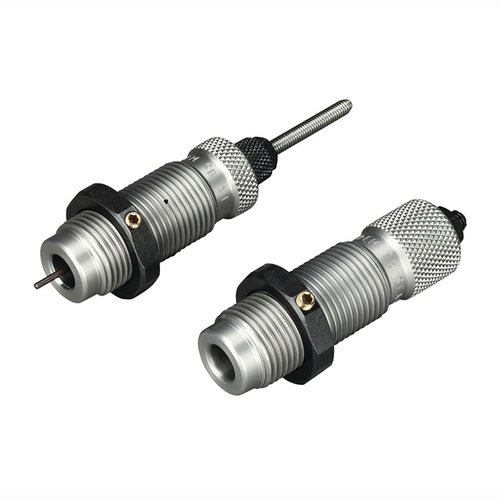 RCBS AR Series Die Set for progressive reloaders; inkluderer Small Base sizing die og Taper Crimp seating die for enklere omlading av AR-stil og semi-automatiske våpen.