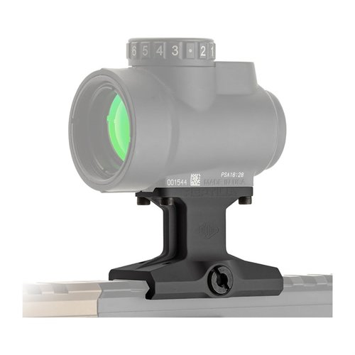 Reptilia 1.93″ DOT Mount™ er en lett og slank løsning for rødpunktsikter, laget av 7075-T6 aluminium, med lavprofil og enkel montering på M1913 Picatinny.