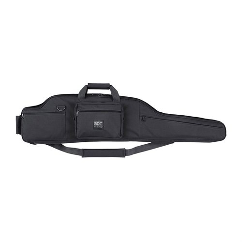 BDT TACTICAL LONG-RANGE RIFLE CASE har en slitesterk 600 denier vannavstøtende ytre, varmebestandig polstret innside, og plass til rifler opptil 52,5
