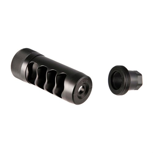 Hellfire Match Muzzle Brake gir optimal rekylkontroll og lavere lyddemping, med et innovativt 4-port design for bedre ytelse og håndtering av rifler.