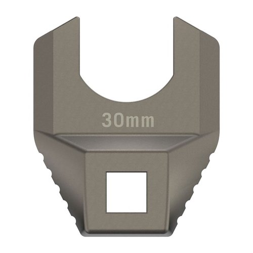 MASTER-FIT FREE-FLOAT BARREL NUT WRENCH gir en presis passform for ½” receiver torque wrench, laget av titanbelagt rustfritt stål for optimal kontroll og minimal skade.