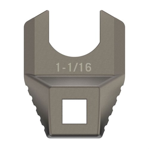 MASTER-FIT FREE-FLOAT BARREL NUT WRENCH er en spesialisert armorer's crowfoot wrench med presis passform, laget av titanbelagt rustfritt stål for optimal kontroll.