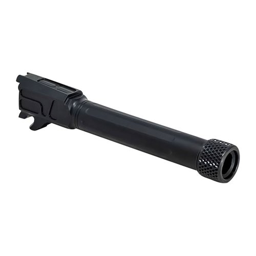 Faxon Match 9mm pipe til SIG P365 XL er laget av 416-R rustfritt stål, har svart Nitride-beskyttelse og gir bedre presisjon uten behov for gunsmithing.