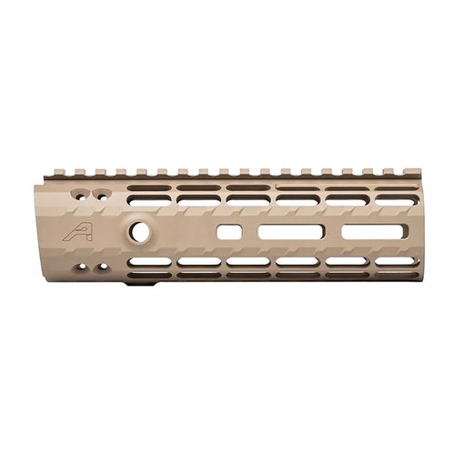 Aero Precision GEN-2 Enhanced M-LOK håndguard for AR-15 tilbyr et lett, free float design med anti-rotasjonsfunksjoner og en kontinuerlig picatinny toppskinne.
