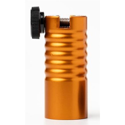 Modular Headspace Comparator Body i 6061 Aluminium, tilgjengelig i to konfigurasjoner for presis måling av hylser og kuler med enkel montering.