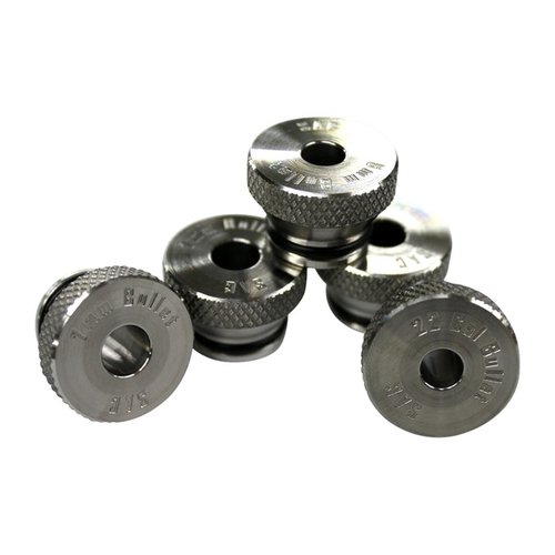 Disse bullet insert-ene gir presise målinger av kuler og ladet ammunisjon med en 3,0 graders "lead angle" for optimal kontakt med kule-ogiven.