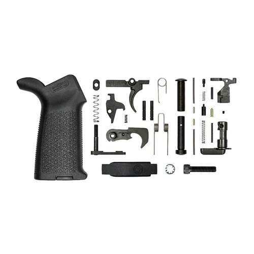 Aero Precision AR-15 Lower Parts Kit med Magpul MOE® grep gir alt du trenger for å bygge en pålitelig og funksjonell mil-spec lower receiver.