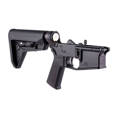 Aero Precision AR-15 komplett lavere receiver gir en solid base for ditt tilpassede AR-15 bygg, med MOE SL® grep, karabinlager og kvalitetskomponenter.