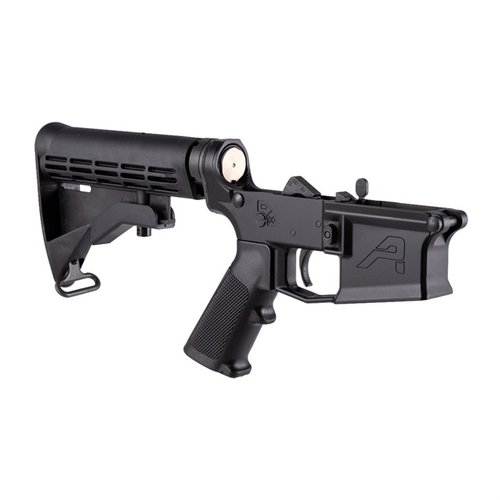 M4E1 komplett nedre receiver er den ideelle basen for din tilpassede AR-15. Den inkluderer A2 grep, M4 stokk og mil-spec deler for optimal ytelse.