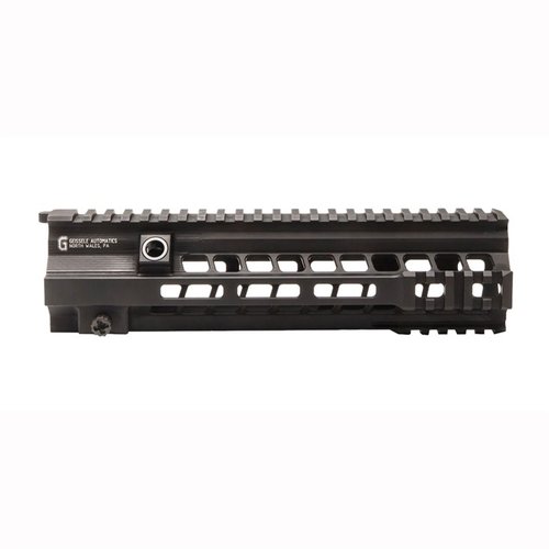 Geissele SMR HK416 MK15 M-LOK gir pålitelighet og holdbarhet, med M-LOK monteringsmuligheter og picatinny-skinner for optimal tilpasning.