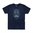 Oppdag Magpul Sugar Skull Blend T-skjorte i Navy Heather, laget av 52% ringspunnet bomull og 48% polyester. Komfort og holdbarhet i størrelse 3XL. Kjøp nå! 👕🇺🇸