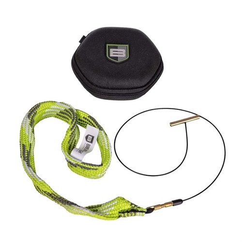 BATTLE ROPE 2.0 fra BREAKTHROUGH CLEAN gir effektiv rengjøring av våpenboret med integrert børste, lett å bruke, og med praktisk oppbevaringsetui.