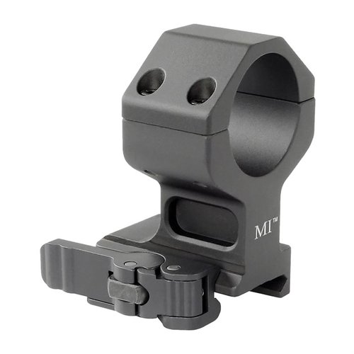 Midwest Industries Aimpoint QD Ring Mount er laget av 6061 T6 aluminium, har verktøyløs justering og passer perfekt til 30mm rødpunkt-sikter som Aimpoint Pro.
