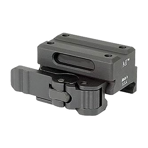 Trijicon MRO Co-Witness Mount har en smidig QD-lås, verktøyløs justering, og veier kun 2,0 oz, laget av holdbar 6061 aluminium for pålitelighet.