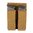 GREY GHOST GEAR DOUBLE PISTOL MAGNA MAG POUCH LAMINATE COYOTE BROWN