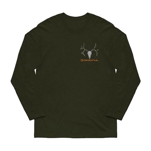 Magpul Muley Cotton Long Sleeve T-Shirt er laget av 100% ring-spun bomull, med komfortabelt design, slitesterke sømmer og er perfekt for kjøligere vær.