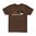 Oppdag Magpul Wapiti Blend T-skjorte i Brown Heather! Komfortabel og holdbar med 52% bomull og 48% polyester. Perfekt for sesongen. Kjøp nå! 👕