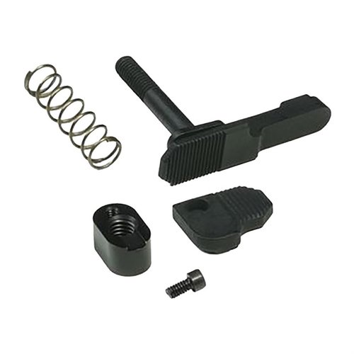 CMMG ZEROED Ambi Mag Catch og Button Kit gir venstrehendte skyttere bedre kontroll og raskere omlading med sitt utvidede mag-release og enkel installasjon.