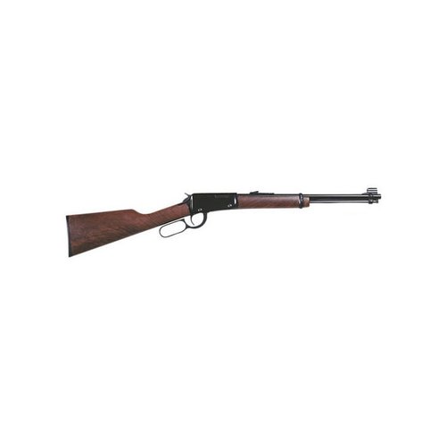 Henry Lever Action Youth Model .22 rifle er lett og kompakt, perfekt for unge skyttere med en lengde på 33