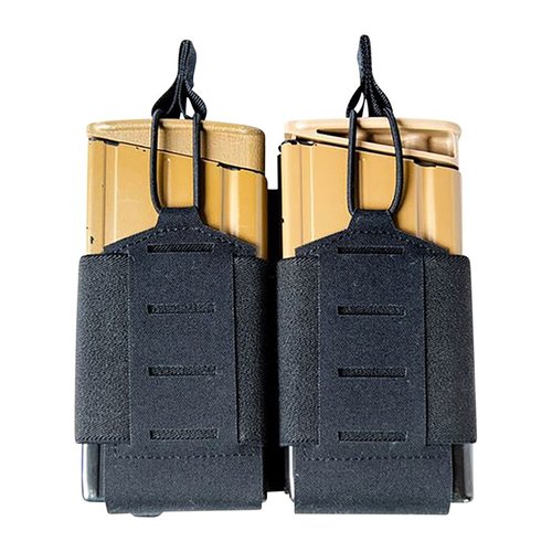 Blackhawk Foundation Series 7.62 Magazine Pouch er slitesterk, lett, har justerbar shock cord og MOLLE-fester for ekstra allsidighet og sikker oppbevaring av magasiner.