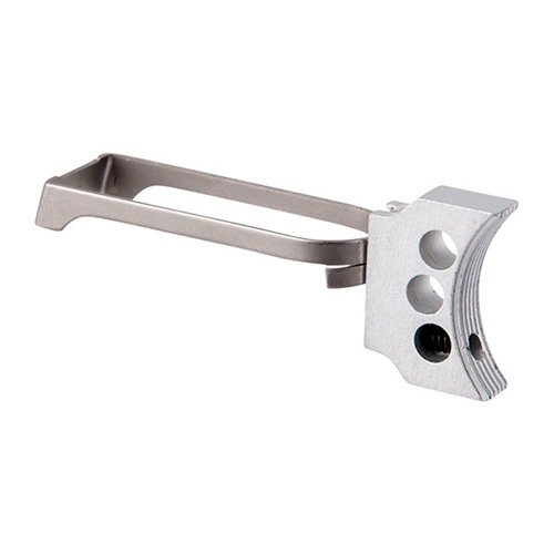 Fusion 1911 3-HOLE trigger med justerbar lengde og lett aluminium, gir optimal passform og kontroll for din 1911-pistol. Tilgjengelig i sølv eller svart.