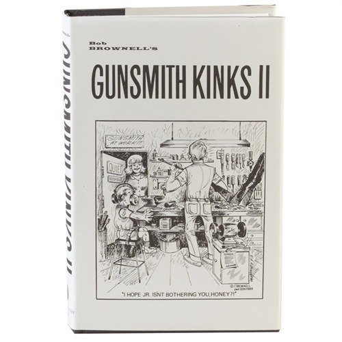 Oppdag GUNSMITH KINKS® VOLUME II, en uvurderlig ressurs med 504 sider, 252 bilder, og 719 emner for smarte løsninger og tips for våpensmeder og hobbyister.