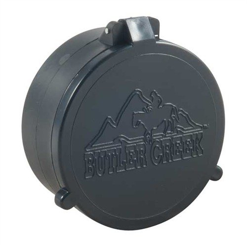 FLIP-OPEN OBJECTIVE LENS COVERS fra BUTLER CREEK beskytter linsene dine mot skitt og riper, og åpnes enkelt med fingertrykk for rask tilgang.