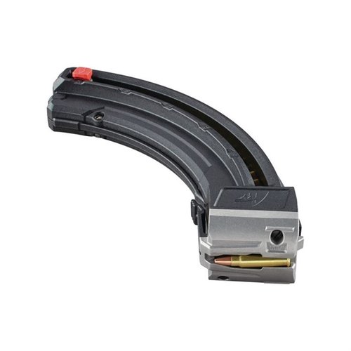 Butler Creek's SAVAGE A17 25-runders magasin har metallhode, anti-tilt følgesystem, og kan kobles sammen for dobbel ammunisjon og sikker grep.