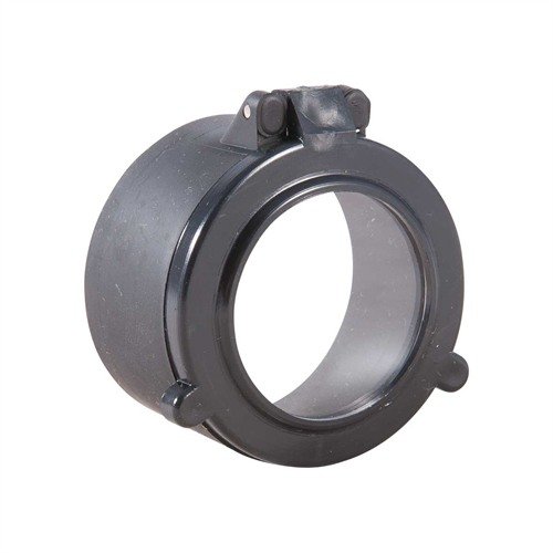 BLIZZARD SCOPE LENS COVERS gir rask tilgang til sikte med fjærbelastede lokk som åpnes med et enkelt trykk, samtidig som de beskytter linsen mot vær og støt.