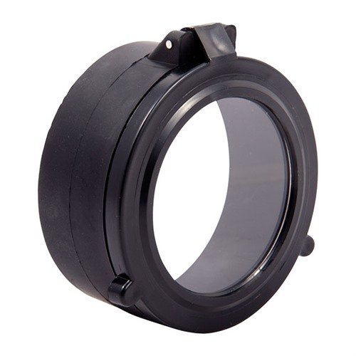 BLIZZARD SCOPE LENS COVERS gir rask tilgang til sikte med fjærbelastede lokk som åpnes med ett trykk. Slagfaste polymerlinser holder sikte klart i all slags vær.