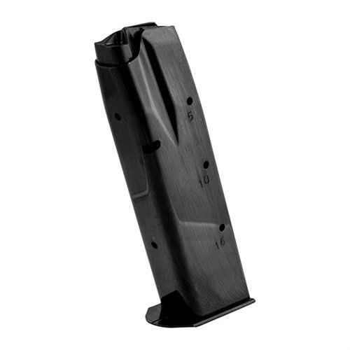 CZ 75/85 9MM LUGER MAGAZINES gir deg en pålitelig 16-runders kapasitet for CZ75/85, perfekt for presisjon og ytelse i enhver situasjon.