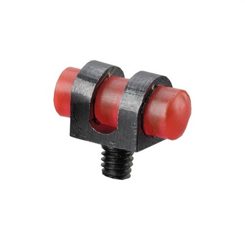 HIGH VISIBILITY FRONT SIGHT SHOTGUN BEADS fra CARLSONS gir enkel sikte i alle lysforhold med hvit eller fluorescerende rød farge for optimal synlighet.