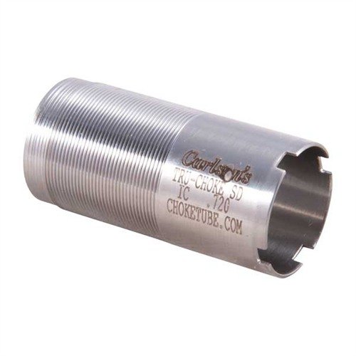 Carlsons 12GA Tru-Choke Thinwall choke rør i rustfritt stål gir optimal ytelse med magnum og stålprosjektiler, perfekt for ulike hagler.