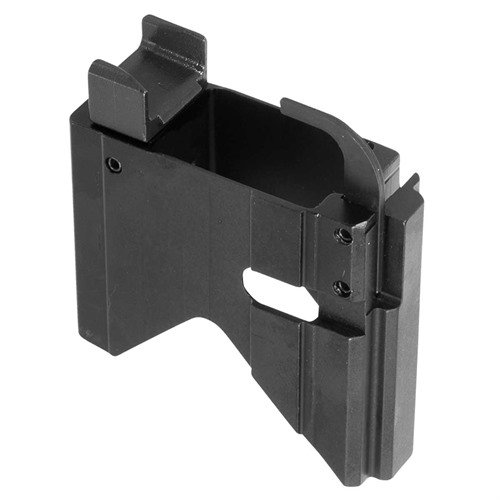 Genuine Colt 9mm AR-15/M16 magazine well adapter konverterer standard AR-15/M16 lowers for bruk med Colt 9mm Upper Receivers. Inkluderer ejector og feedramp.