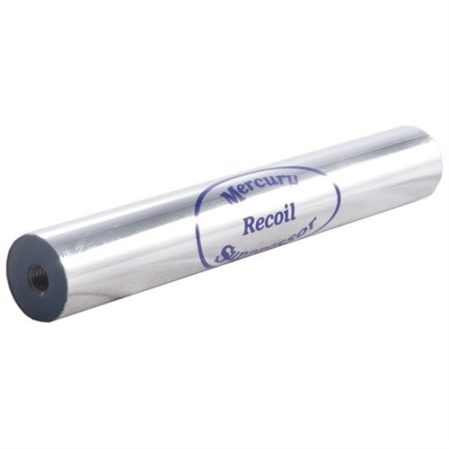 STANDARD STOCK RECOIL SUPPRESSOR reduserer rekyl med kvikksølv i en kompakt, forseglede stålkasse, og gir konsekvent ytelse i alle værforhold.