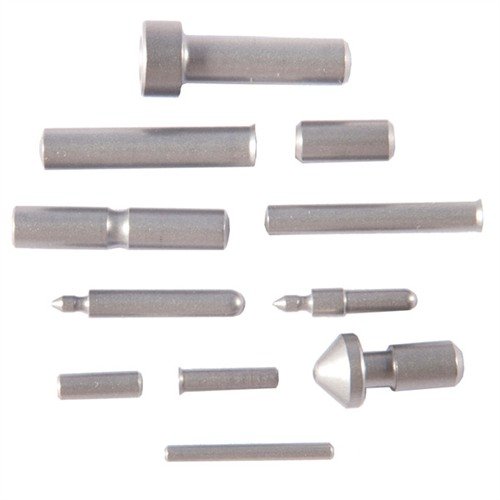 Komplett sett med 11 presisjonsbearbeidede pinner for 1911, varmebehandlet for styrke og holdbarhet. Passer til Government Model og Commander.