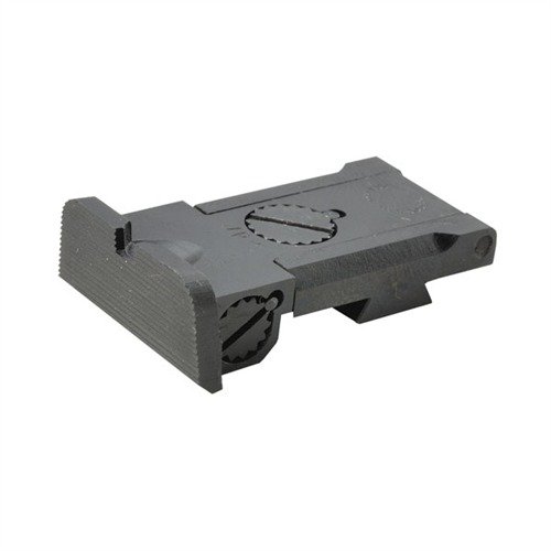 Caspian 1911 justerbare sikter gir forbedret siktebilde og raskere måloppnåelse med tre stiler: Target, Round Ghost Ring og Diamond Ghost Ring.