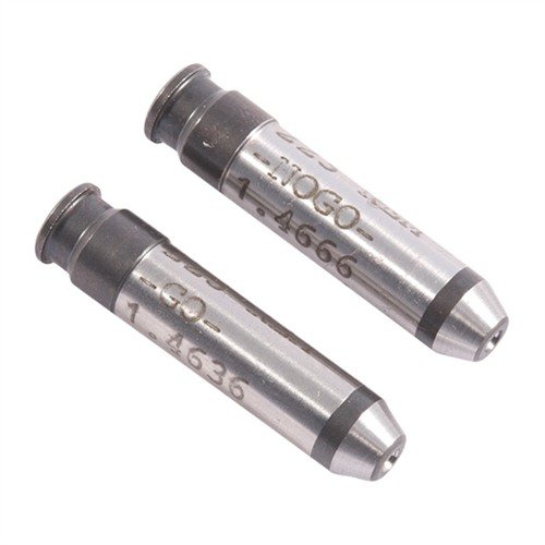 CLYMER Go & No-Go Headspace Gauge Sets gir presis måling av kammerstørrelse, inkludert både 