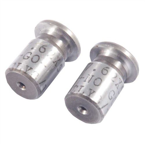 CLYMER Go & No-Go Headspace Gauge Sets gir presis måling av kammerstørrelse, inkludert begge målere i en praktisk bæreveske for sikker og pålitelig drift.