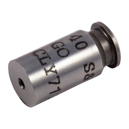 CLYMER GO HEADSPACE GAUGES gir presis måling av minimums sikkerhetsmål for kammer, laget av herdet stål for varig bruk og tilgjengelig i mange kalibre.