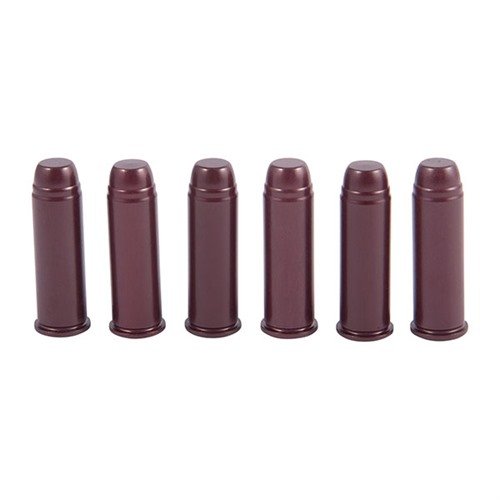 AMMO SNAP CAP DUMMY ROUNDS i 44 Magnum er perfekte for å øve på lasting, avlasting og tørrtrening med en slitesterk aluminiumskropp og syntetisk demper.