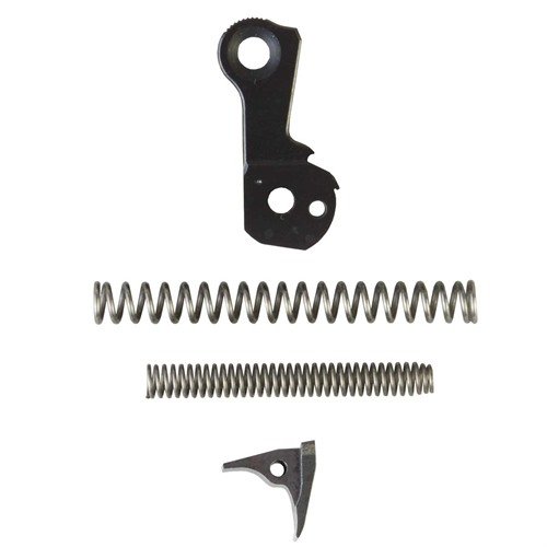 Browning Hi-Power Hammer, Sear & Spring Set gir presis passform og forbedret avtrekk med holdbare, CNC-bearbeidede komponenter for optimal ytelse.