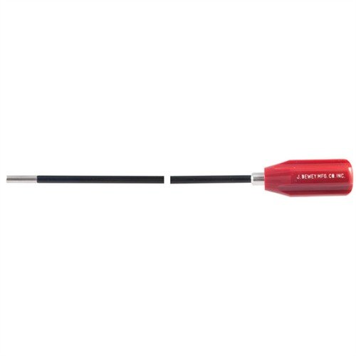 Dewey Copper Eliminator rifle cleaning rods har aluminiumsdeler som forhindrer falske indikasjoner på kobberfoulings, og skader ikke løpet. Inkluderer jag.