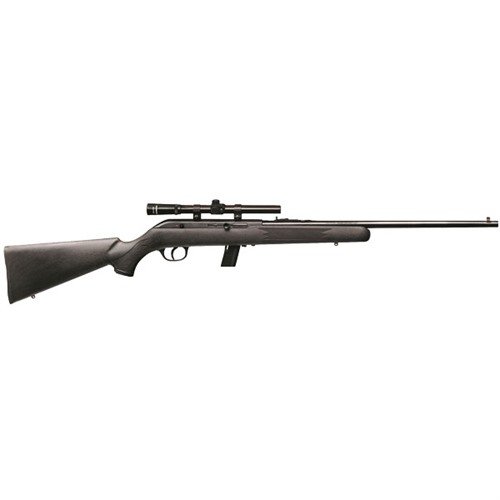 Savage 64 FXP 22LR med 20,5" løp og 4x15 kikkertsikte tilbyr presisjon, pålitelighet og ytelse for både nybegynnere og erfarne skyttere.