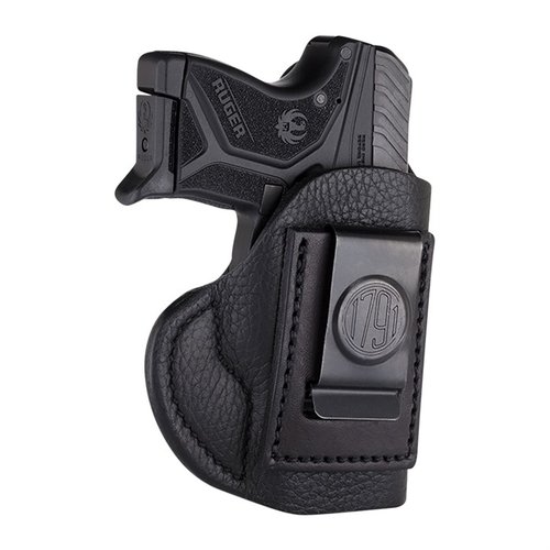 Smooth Concealment Holster Night Sky Black RH 3 fra 1791 GUNLEATHER tilbyr komfortabel og sikker bæring med stil, perfekt for skjult transport av våpen.