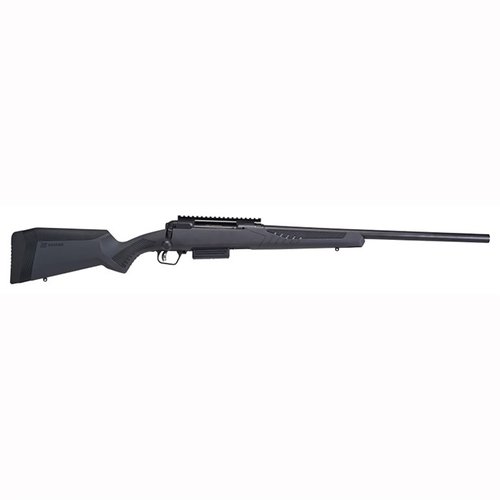 220 20 GAUGE fra SAVAGE ARMS tilbyr pålitelig ytelse og presisjon, perfekt for både jakt og sportsskyting med sitt stilige svarte design.